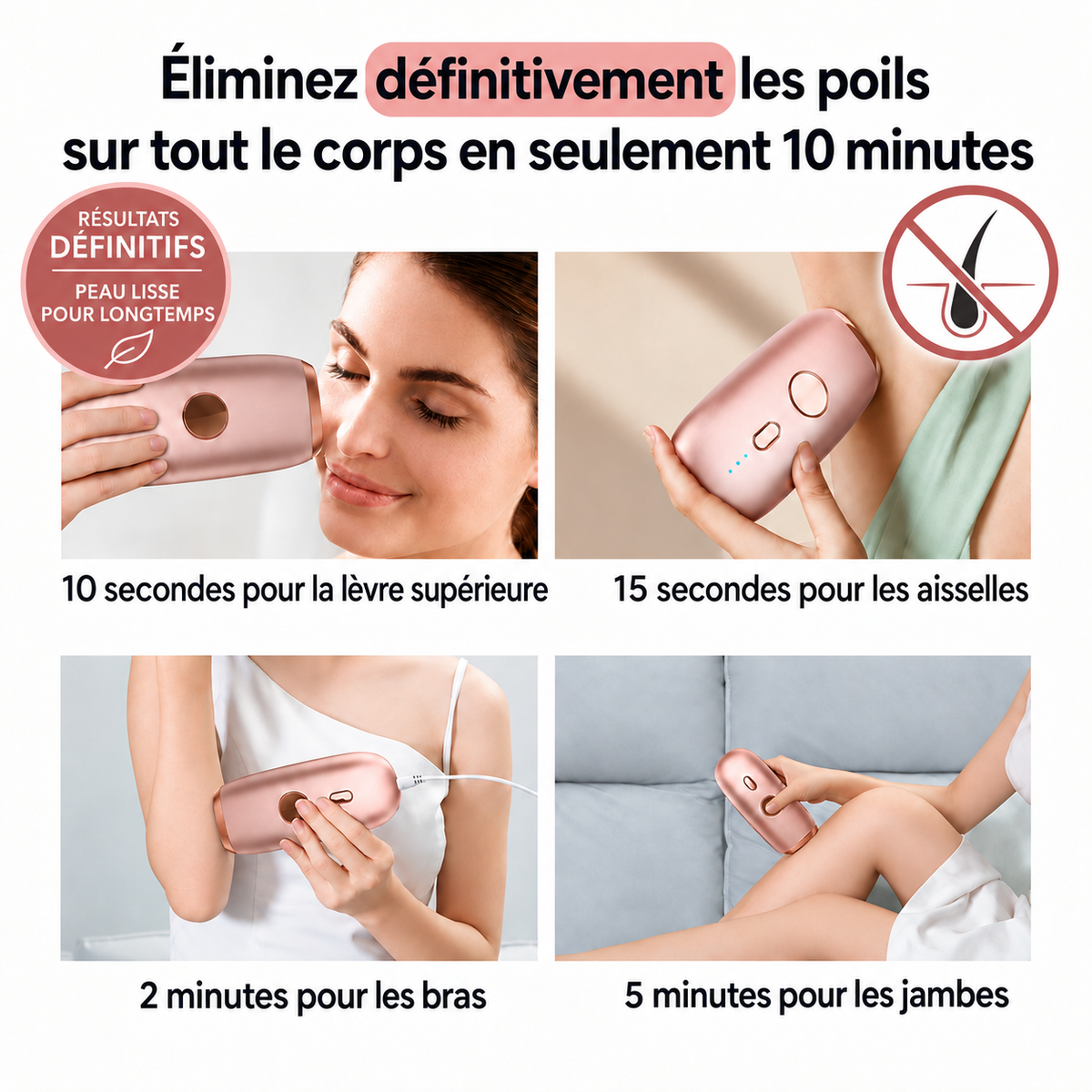 REYVA™ — Épilateur IPL Ice-Cooling